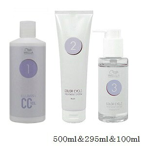 (Zbg)WELLA EG C~iJ[ CCF[ STEP1 500ml + STEP2 295ml + STEP3 100ml