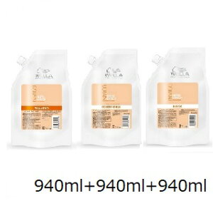 WELLA EG CBS j[gGb` fB[v Vv[ 940ml + RfBVi[ 940ml + g[gg 940ml tB l֗p