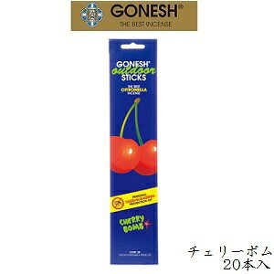 �K�[�l�b�V�� GONESH incense 20 sticks OUTDOOR CHERRY BOMB