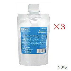デミ ウェーボ デザインキューブ クールジェル 200g レフィル 詰替用 ×3セット