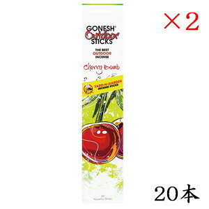 �K�[�l�b�V�� GONESH incense 20 sticks OUTDOOR CHERRY BOMB ×2�Z�b�g