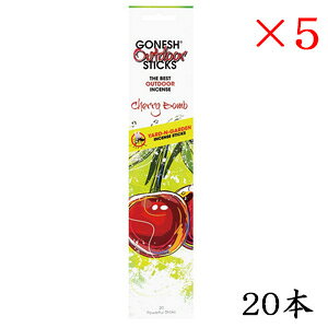 �K�[�l�b�V�� GONESH incense 20 sticks OUTDOOR CHERRY BOMB ×5�Z�b�g