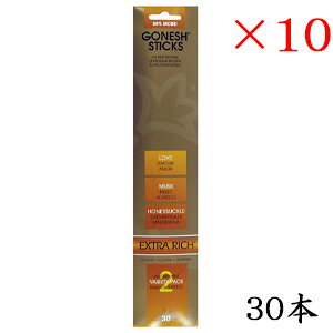 K[lbV GONESH incense 30 sticks EXTRARICH VARIETY2 ×10Zbg