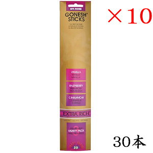 K[lbV GONESH incense 30 sticks EXTRARICH VARIETY3 ×10Zbg