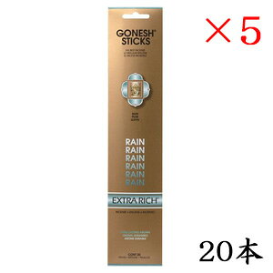 K[lbV GONESH incense 20 sticks EXTRARICH RAIN ×5Zbg