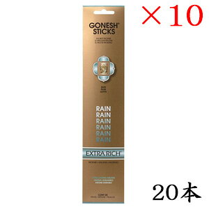 K[lbV GONESH incense 20 sticks EXTRARICH RAIN ×10Zbg