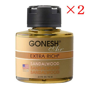 K[lbV GONESH LIQUID AIRFRESHENER SANDALWOOD ×2Zbg