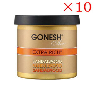 K[lbV GONESH GEL AIRFRESHENER SANDALWOOD ×10Zbg