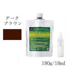 イリヤ 彩 ニュアンスカラー N 1剤180g/2剤18ml ダークブラウン (ヘアケア/白髪/ダメージ/ハーブ配合/つや)