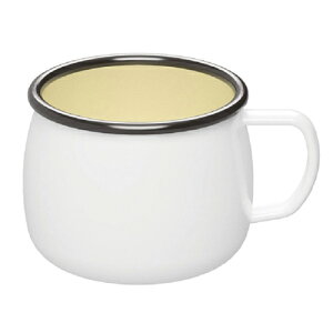 キャプテンスタッグ(CAPTAIN STAG) ホーロー マグカップ 400ml ホワイト UH-501