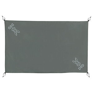 DOD(ディーオーディー) グランドシート(2人用) グレー GS2-564-GY