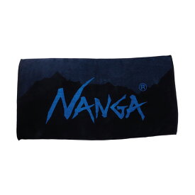 ナンガ(NANGA) NANGA LOGO BATH TOWEL(ナンガ ロゴ バスタオル) BLU フリー N13NBLN4