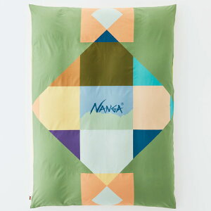 iK(NANGA) DUVET COVER CUBIC MOUNTAIN S VO SMOKY GREEN