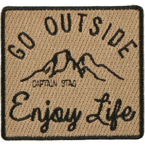 キャプテンスタッグ(CAPTAIN STAG) CS デザインワッペン モンテ・カーキ UM-1627