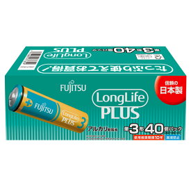 FDK株式会社(エフディーケイ) 富士通アルカリロングライフプラス単3 40個 40パック グリーン LR6LP(40S)