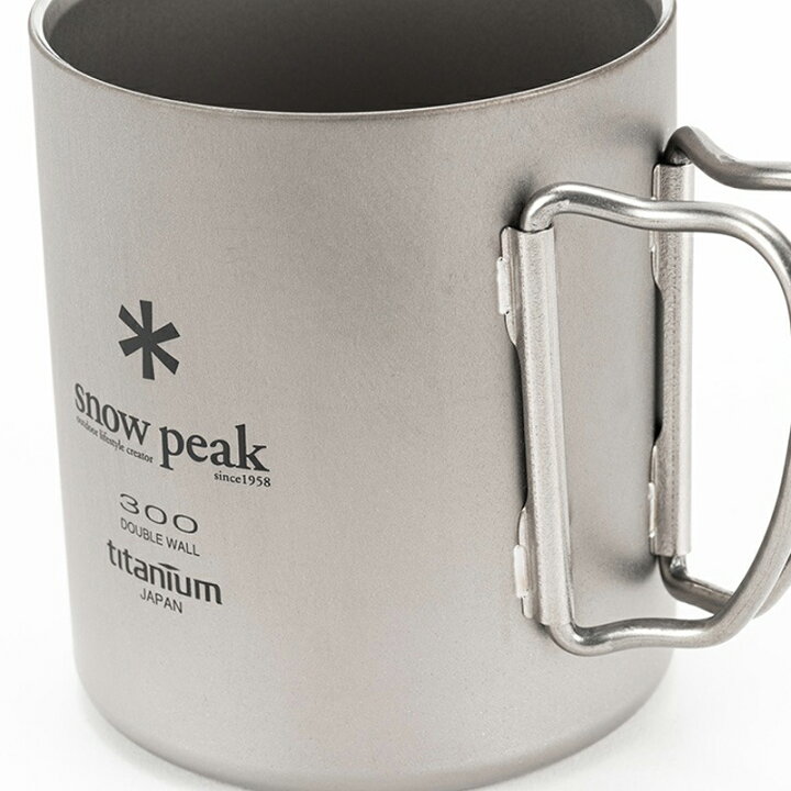 楽天市場】 スノーピーク(snow peak) チタンダブルマグ300 300ml MG 