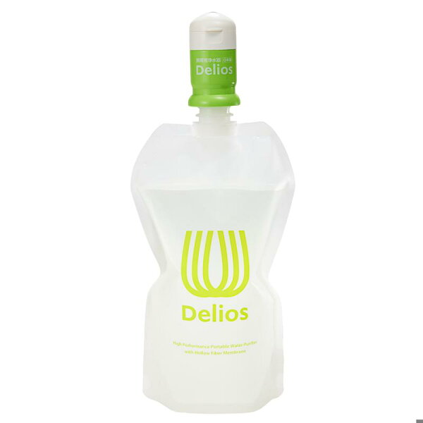 Delios(デリオス) 【2個セット】Delios&WaterPack 携帯用浄水器 ペットボトル装着可 1.2L容器 SD9S2