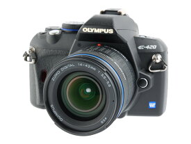 【あす楽】【中古】《良品》【6ヶ月保証】OLYMPUS E-420 + ZUIKO DIGITAL 14-42mm F3.5-5.6 ED 1000万画素 デジタル一眼レフ デジタルカメラ 標準 ズームレンズ フォーサーズマウント