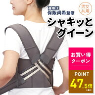 【10/17 9:59まで｜お得クーポン】シャキッとグイーン 猫背矯正ベルト サポートベルト メンズ レディース…