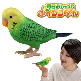 毎日おしゃべり 天才インコちゃん タカラトミー ヒーリングパートナー ペット 電動 ロボット 癒し 童謡 脳トレ ものまね 父の日 母の日 敬老の日 ギフト プレゼント 送料無料 母の日 プレゼント 父の日