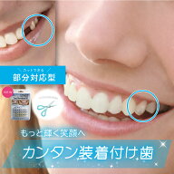 【本物・正規品】インスタントスマイル コンプリートキット 抜け歯用 部分対応 上下歯 男女兼用 簡単 ワ…