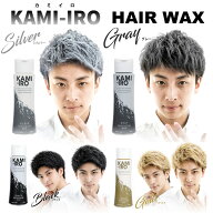 ヘアワックス カラーワックス シルバーアッシュ シルバーワックス KAMI-IRO カミイロ シルバー グレー ブ…