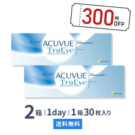 【送料無料】ワンデーアキュビュートゥルーアイ 1日使い捨て 30枚入り 2箱セット
