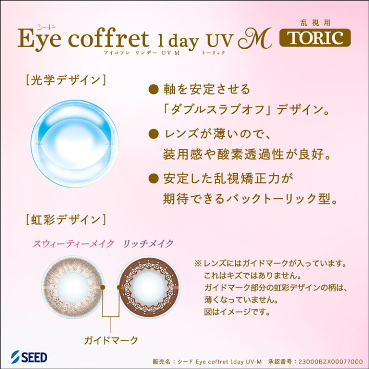 楽天市場】【送料無料】【乱視用】アイコフレワンデーUV M トーリック 
