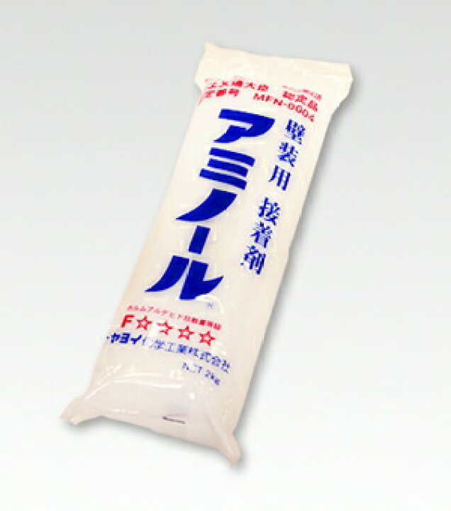 楽天市場】アミノール 壁紙用のり 2kg ヤヨイ化学 クロス糊 でんぷん糊 