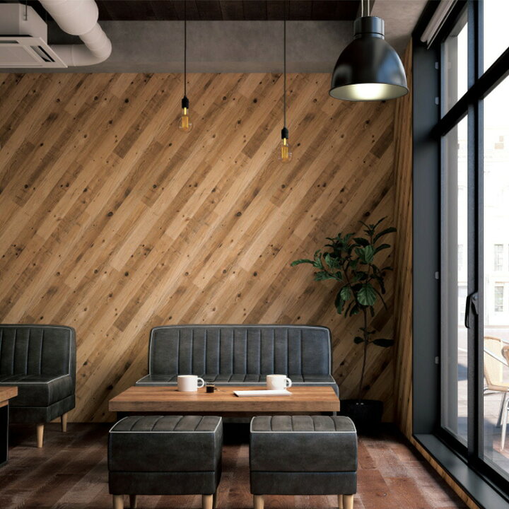 楽天市場 平日12時までなら即日出荷可 1ｍ単位 壁紙 木目 Re のりなし サンゲツ Reserve リザーブ 木目柄 カフェ風 クロス アットdeco アットデコ