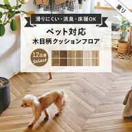 ペット対応 多機能 柄リアル 2.3mm厚 店舗/住宅用クッションフロアセレクション 東リ 10cm単位 木目柄 土…