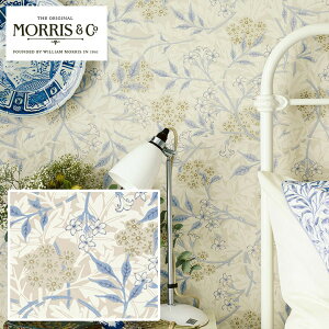 �yWilliam Morris �E�B���A�������X �ǎ��zJasmine �W���X�~�� LIS-42020 �̂�Ȃ� ��52cm×10m���� �{���� �C�M���X�� �����J�� �A���� �u���[ ���i�� LWT-4597