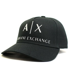 アルマーニ エクスチェンジ ARMANI EXCHANGE 帽子 キャップ ロゴ ベースボールキャップ メンズ レディース ブランド ブラック ae954039