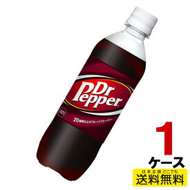 ドクターペッパー PET 500ml 24本入り×1ケース 送料無料 コカ・コーラ社直送 コカコーラ cc4902102046213-1ca