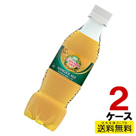 カナダドライ ジンジャーエール PET 350ml 24本入り×2ケース 合計48本 送料無料 コカ・コーラ社直送 コカコーラ cc4902102141932-2ca