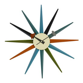 壁掛け時計 ウォールクロック ネルソン サンバースト クロック ジョージ・ネルソン デザイナーズ リプロダクト ミッドセンチュリー