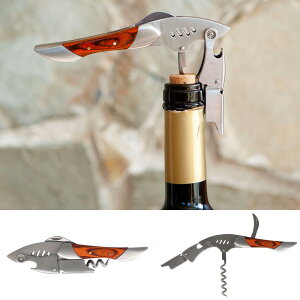 ソムリエナイフ ワインオープナー コルク抜き 栓抜き ダルトン ダブル レバー ソムリエ ナイフ シャーク