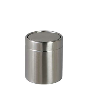 ゴミ箱 ダストボックス フタ付 フリップトップ ダルトン ダストビン TAMBOR 1L ステンレス 卓上用 コンパクト ミニサイズ