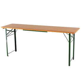 折りたたみテーブル アウトドア 180cm ダルトン ビア テーブル 180 ダークグリーン