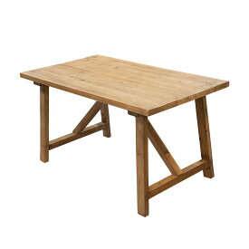 ダイニングテーブル 天然木 無垢材 古材 ダルトン ダイニング テーブル Sサイズ 天板138×78cm 高さ74cm 2〜4人用 ヴィンテージ アンティーク調
