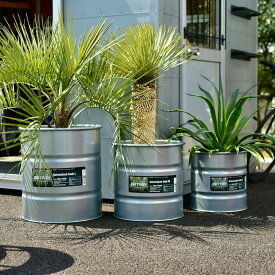 鉢カバー プランター 大型 ダルトン ガルバナイズド タンク