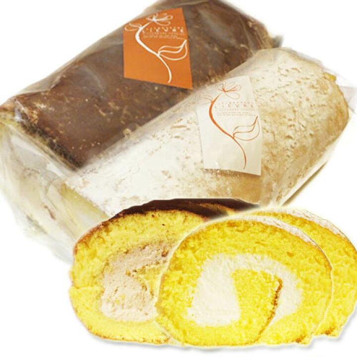 楽天市場 ロールケーキ 新潟 米粉 米っ娘ロール 2種セット プレーン 生チョコ味 冷凍 油脂不使用 低カロリースイーツ あっとえちご