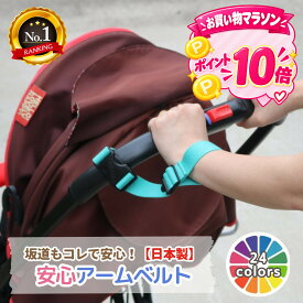＼マラソンP10倍／【ランキング90冠】安心アームベルト 坂道 事故 安全 ベビーカー 手首ストラップ 手首ベルト 転落防止 事故防止 散歩 坂道 手放し 防止 送料無料 バギー ドッグバギー お出かけ セーフティベルト リストストラップ 帰省 災害対策 マザーソリューション