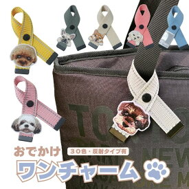 【楽天1位】 【全30色・反射タイプも！】おでかけ ワンチャーム ペット 散歩バッグ リフレクター 夜光反射 愛犬 シュナウザー トイプー シーズー シュナ 柴犬 レトリバー フレブル 推し犬 ペット 犬グッズ 犬モチーフ 反射材 光る 事故防止 散歩 送料無料