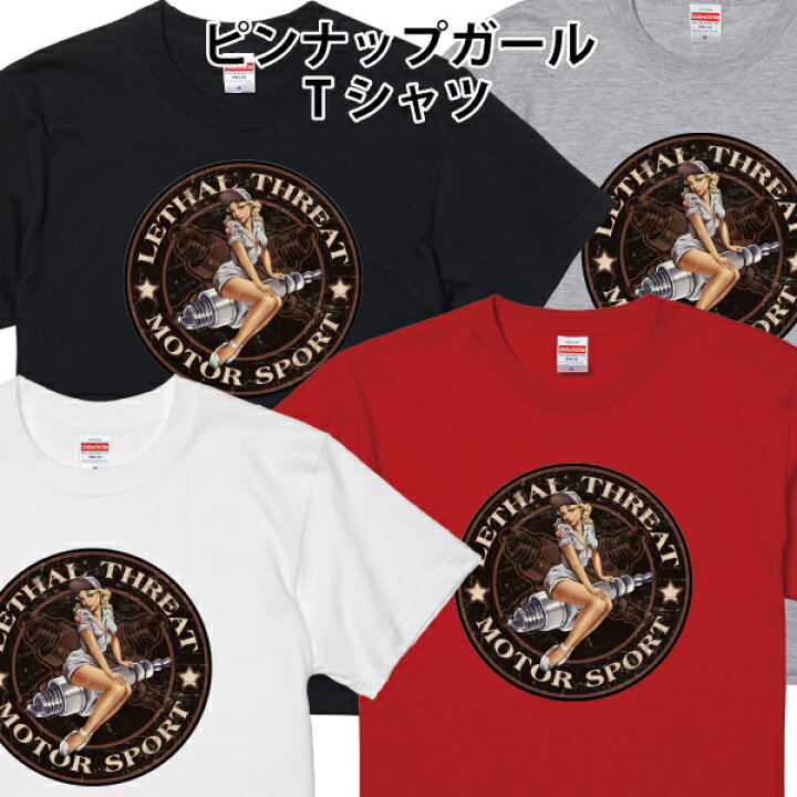 楽天市場】ピンナップガール Tシャツ ロック バイカー バイク 