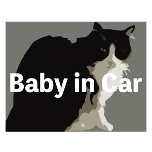 IWiXebJ[ BabyInCar˂BLACK 117×85~ V[ ԗpXebJ[ xCr[CJ[ ˂ lR L cat IWifUC  킢 v[g Mtg oYj