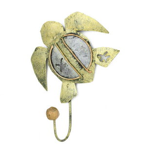 ブリキ フック〈 ホヌ ブラウン 〉 ウォール 壁掛け ハワイアン インテリア ハワイアン雑貨 ブリキ 壁掛け 海がめ ウミガメ 海亀