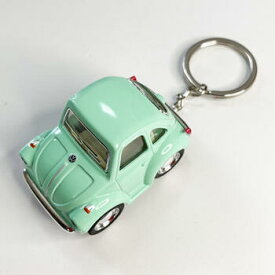 フォルクス ワーゲン ファニービートル ミニカー パステル カラー S キーチェーン付き〈 ピンク イエロー グリーン ブルー〉レトロ VolksWagen キーホルダー キーリング ダイキャスト ハワイアン雑貨 アメリカン雑貨 クラッシック
