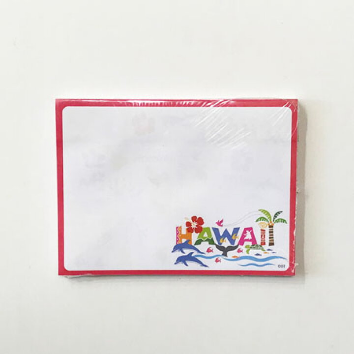 付箋メモ ハワイ 50枚 おしゃれ かわいい ひと言 ギフト スティッキーメモ ハワイアン ハワイアンアドベンチャー ハワイ雑貨 プレゼント ポストイット メッセージ メモ 付箋 文具 セール商品 ハワイアンアドベンチャー