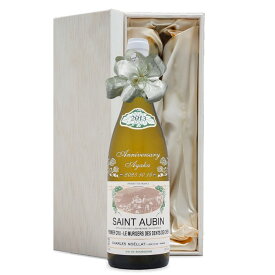 2013年 名前入り彫刻 生まれ年 白ワイン ノエラ サントーバン ミュルジュ 辛口 平成25年 名入れ 記念日 プレゼント ワインセット 木箱入